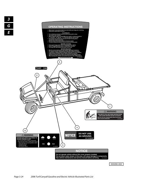 2006 Carryall / Turf (Gas & Electric) - Bennett Golf Cars