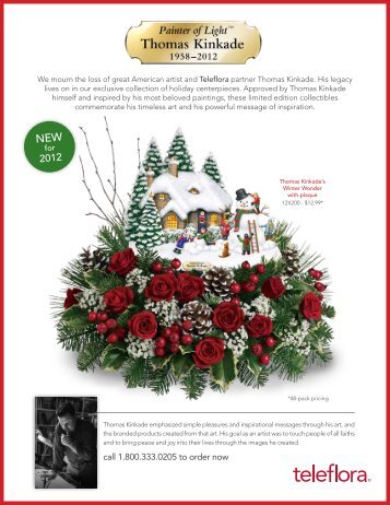 call 1.800.333.0205 to order now - Teleflora