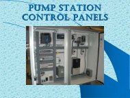PUMP STATION CONTROL PANELS