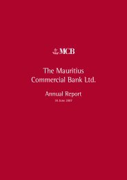 The Mauritius Commercial Bank Ltd. - Investing In Africa