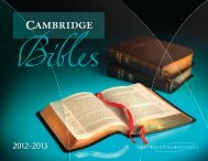 The New Cambridge Paragraph Bible should be a - Baker ...