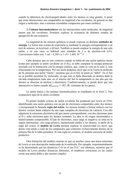 SERIE 1 QUIMICA GENERAL E INORGANICA I PROBLEMAS 1Âº ...