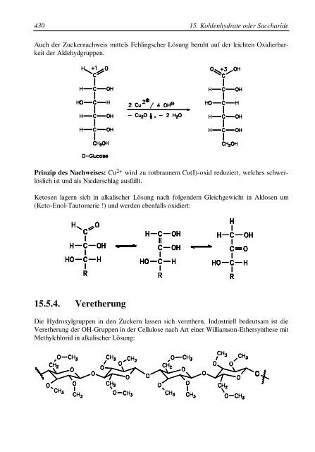 15. Kohlenhydrate oder Saccharide