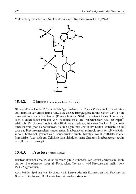 15. Kohlenhydrate oder Saccharide