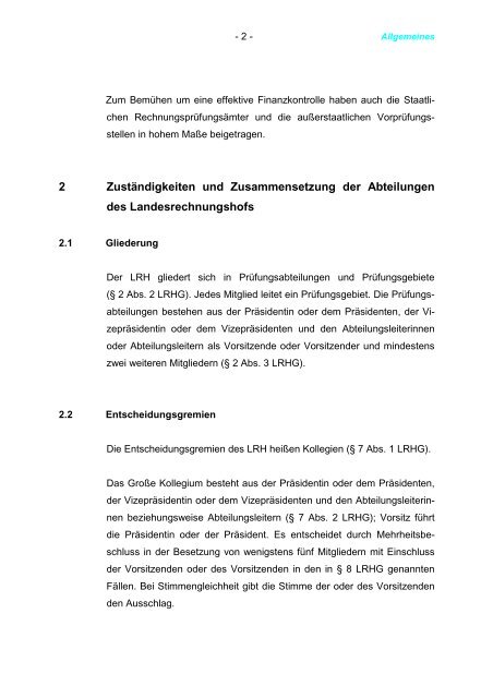 2000 - Landesrechnungshof des Landes Nordrhein-Westfalen (LRH ...