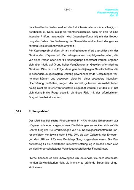 2000 - Landesrechnungshof des Landes Nordrhein-Westfalen (LRH ...