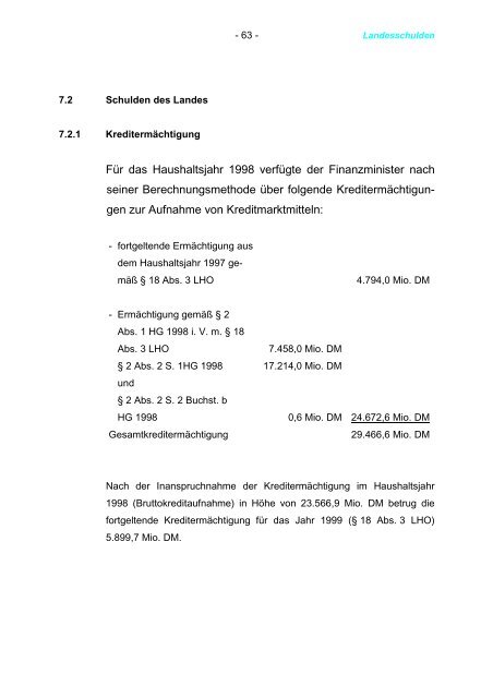 2000 - Landesrechnungshof des Landes Nordrhein-Westfalen (LRH ...