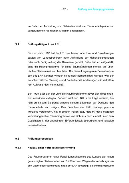 2000 - Landesrechnungshof des Landes Nordrhein-Westfalen (LRH ...