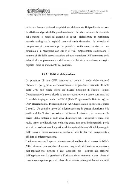 download tesi - MobiLab - UniversitÃ  degli Studi di  Napoli Federico II