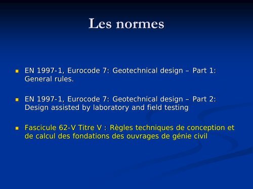 Fondations superficielles et profondes - sbgimr