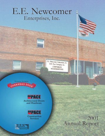 Annual Report 01 - DH Pace Company