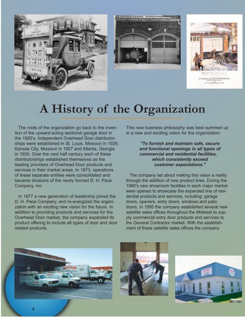 Annual Report 01 - DH Pace Company