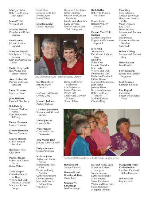 Community Report 2010 - Mission Hospice, Inc.