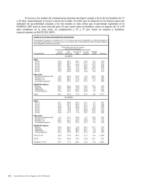 RepÃºblica Dominicana Encueste SociodemogrÃ¡fica ... - Measure DHS