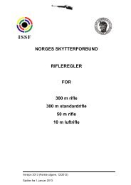 ISSF-regler for rifle - Norges Skytterforbund