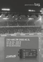 230/480 ZIR 2000 AS 2L - BAG electronics