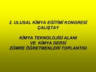 Yenilenen Kimya Ãgretim-Tugsavul