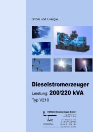 200 kVA mit Volvo (Deutz) Motor.pdf - HODAG Dieselanlagen GmbH