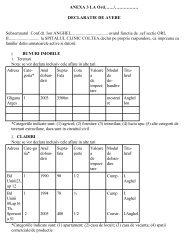 DECLARATIE DE AVERE Subsemnatul Conf.dr. Ion ANGHEL ...