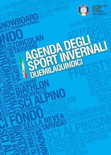 agenda degli sport invernali 2015