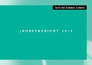 aktueller Jahresbericht de - Terre des Hommes Schweiz