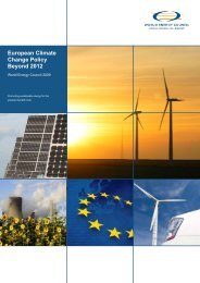 European Climate Change Policy Beyond 2012 - World Energy ...