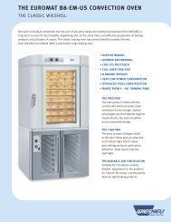 THE EUROMAT B8-EM-US CONVECTION OVEN - Wiesheu