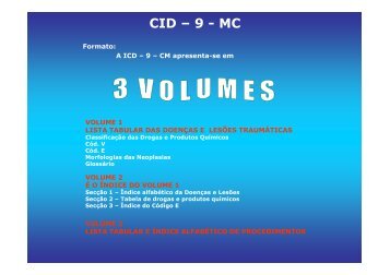 Apresentação da CID-9-MC