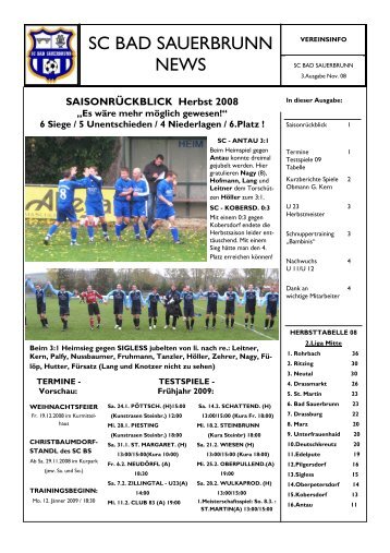 3.Ausgabe - SC Bad Sauerbrunn