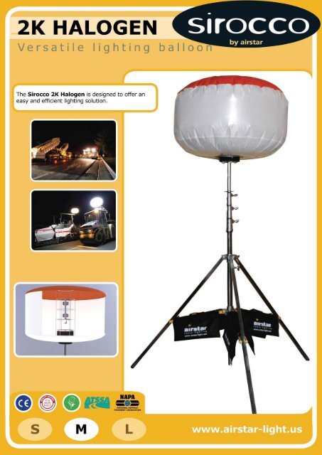 Download Product Flyer on 2000w Halogen Sirocco 2k