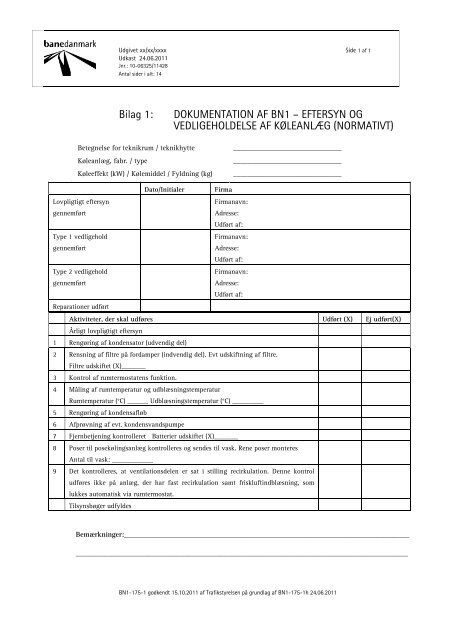 Banenorm BN1-175-1 - Banedanmark
