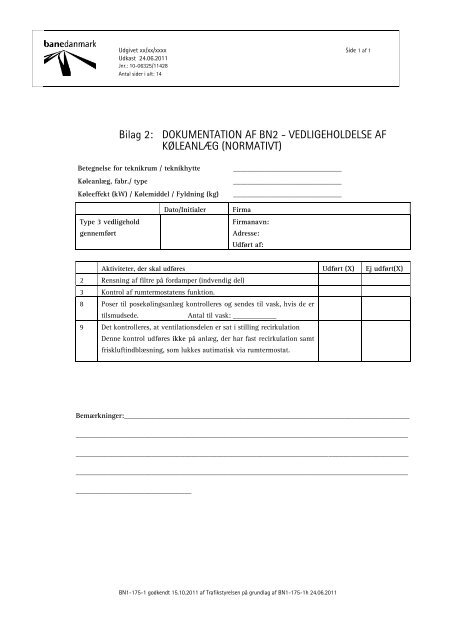 Banenorm BN1-175-1 - Banedanmark