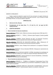 Orden del dÃ­a - Facultad de EducaciÃ³n Elemental y Especial