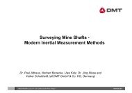 Surveying Mine Shafts - Modern Inertial Measurement Methods