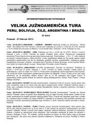 VELIKA JUŽNOAMERIČKA TURA - Kontiki