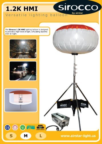 Download Product Flyer for Airstar Sirocco  2 1000w