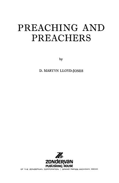 Preaching and Preachers