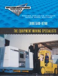 Brochure - Walker Brothers Machinery Moving