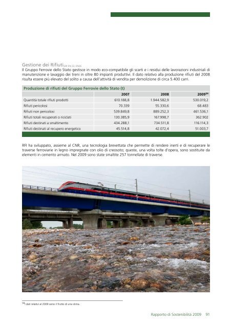 Rapporto di SostenibilitÃ  2009 - Ferrovie dello Stato Italiane