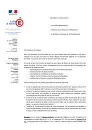 Chère collègue, cher collègue, Nous vous souhaitons une bonne ...