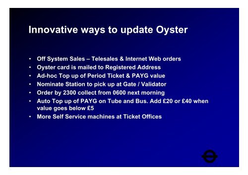 Future Ticketing Strategy for Public Transport - NFC Research Lab