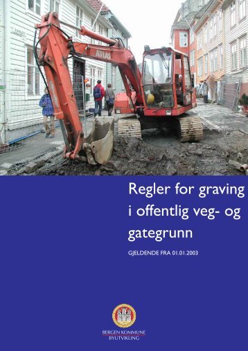 Regler for graving i offentlig veg- og gategrunn - Lokal tjenestekatalog