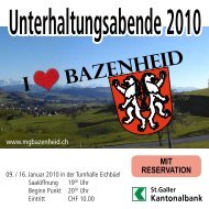 Unterhaltungsabende 2010 I Bazenheid - Musikgesellschaft ...