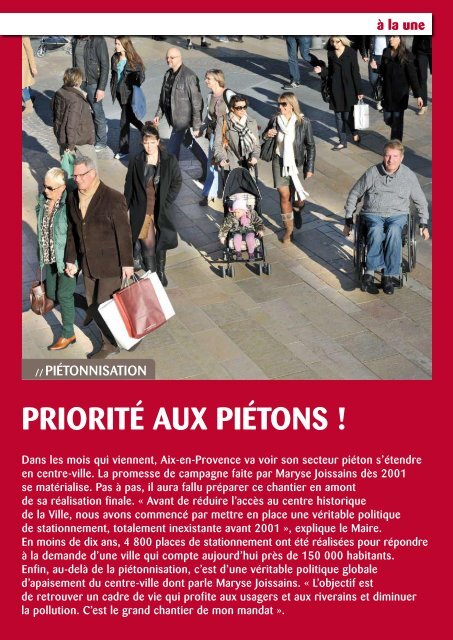 PRIORITÃ AUX PIÃTONS ! - Aix-en-Provence