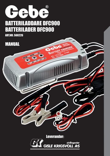 BatteriLaddare dFC900 BatteriLader dFC900