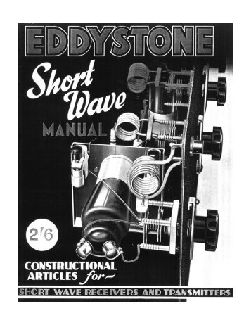 Eddystone Shortwave Manual 1947 - The Listeners Guide