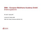 EMA – European Mainframe Academy GmbH Erfahrungsbericht