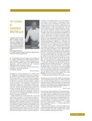 Un ricordo di SANDRO BRUNELLA - Menta e Rosmarino