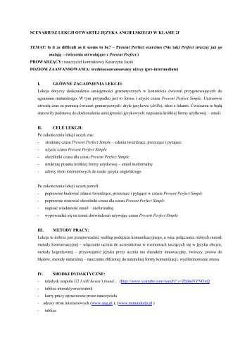 Present Perfect exercises