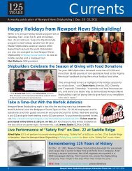 Happy Holidays from Newport News Shipbuilding!